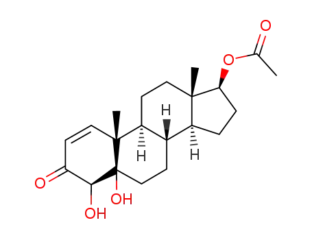 17β-acetoxy-4ξ,5ξ-dihydroxy-1-androsten-3-one