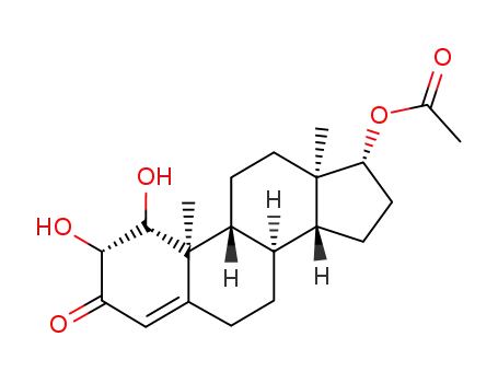 17β-acetoxy-1ξ,2ξ-dihydroxy-4-androsten-3-one