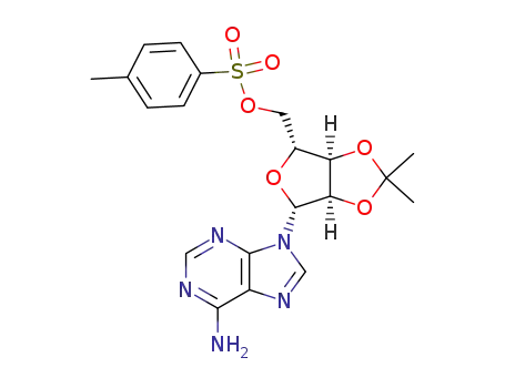 Molecular Structure of 5605-63-0 (2',3'-O-ISOPROPYLIDENE-5'-O-TOLUOLSULFONYL-ADENOSINE)