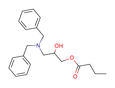 3-(N,N-dibenzylamino)-2-hydroxypropyl butyrate