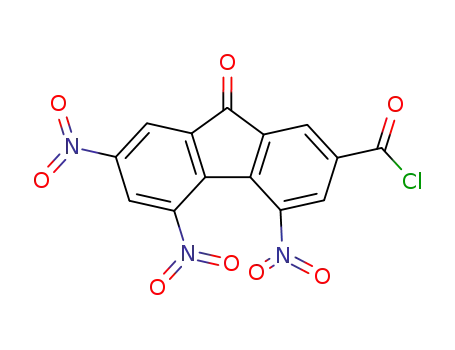 4,5,7-Trinitro-9-oxo-9H-fluorene-2-carbonyl chloride