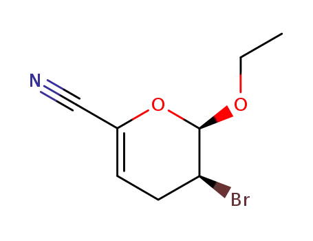 cis-3-bromo-2-ethoxy-3,4-dihydro-2H-pyran-6-carbonitrile