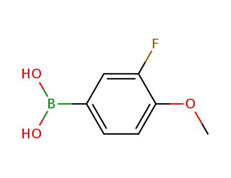 Molecular Structure of 149507-26-6 (3-Fluoro-4-methoxybenzeneboronic acid)