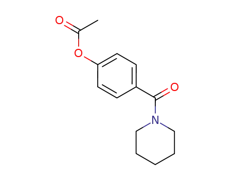 Acetic acid 4-(piperidine-1-carbonyl)-phenyl ester