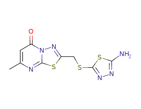 2-(5-Amino-[1,3,4]thiadiazol-2-ylsulfanylmethyl)-7-methyl-[1,3,4]thiadiazolo[3,2-a]pyrimidin-5-one