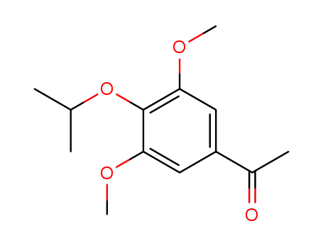 Molecular Structure of 120448-71-7 (Ethanone, 1-[3,5-dimethoxy-4-(1-methylethoxy)phenyl]-)