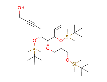 (5R,6R,7RS)-5,7-bis(tert-butyldimethylsilyloxy)-6-(3-tert-butyldimethylsilyloxypropoxy)non-8-en-2-yn-1-ol