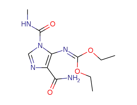 5-ethoxymethyleneimino-1-(N-methylcarbamoyl)imidazole-4-carboxamide