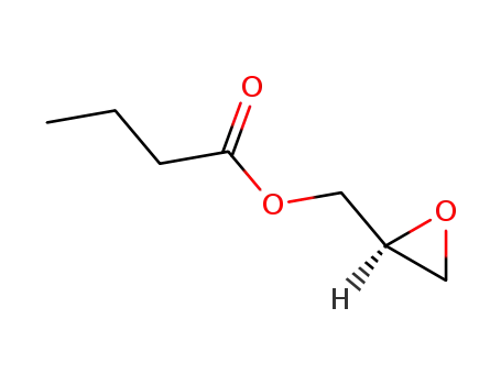Molecular Structure of 65031-96-1 ((S)-(+)-Glycidyl butyrate)
