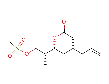 [4R,6R,6(1R)]-4-allyl-6-[1-methyl-2-(methanesulfonyl)ethyl]-4H-pyran-2-one