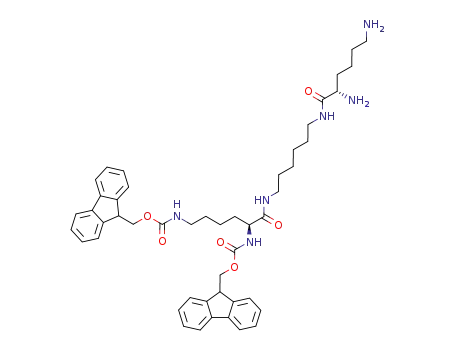 [5-[6-(2,6-diamino-hexanoylamino)-hexylcarbamoyl]-5-(9H-fluoren-9-ylmethoxycarbonylamino)-pentyl]-carbamic acid 9H-fluoren-9-ylmethyl ester