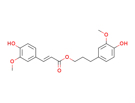 (E)-3-(4-hydroxy-3-methoxyphenyl)propyl 3-(4-hydroxy-3-methoxyphenyl)acrylate