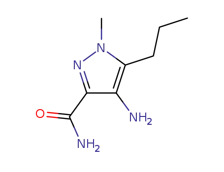 4-amino-1-methyl-5-propylpyrazole-3-carboxamide
