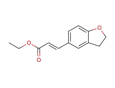 Molecular Structure of 196597-65-6 (Ethyl 3-(2,3-Dihydrobenzofuran-5-yl)propenoate)