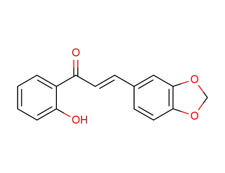 Molecular Structure of 16669-99-1 (2'-HYDROXY-3,4-METHYLENEDIOXYCHALCONE)
