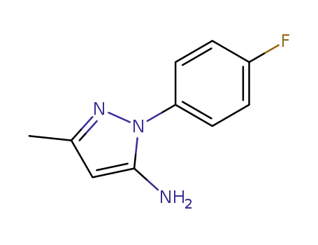 Molecular Structure of 76606-39-8 (2-(4-FLUORO-PHENYL)-5-METHYL-2H-PYRAZOL-3-YLAMINE)