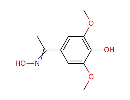 3′,5′-dimethoxy-4′-hydroxyacetophenone oxime