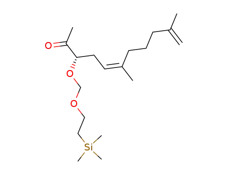 (Z)-(S)-6,10-Dimethyl-3-(2-trimethylsilanyl-ethoxymethoxy)-undeca-5,10-dien-2-one