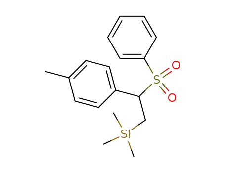 (2-benzenesulfonyl-2-p-tolyl-ethyl)-trimethyl-silane