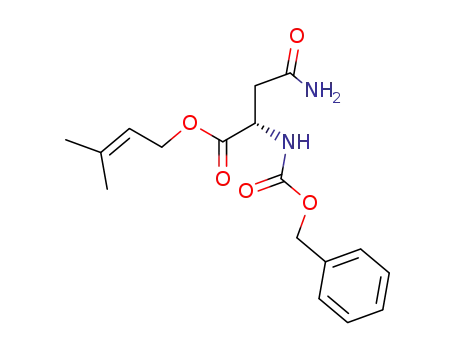 (S)-2-Benzyloxycarbonylamino-succinamic acid 3-methyl-but-2-enyl ester