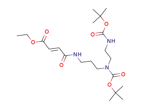3-{3-[BOC-(2-BOC-Aminoethyl)-amino]-propylcarbamoyl}-acrylic acid ethyl ester