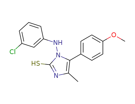 1-(3-chloro-phenylamino)-5-(4-methoxy-phenyl)-4-methyl-1H-imidazole-2-thiol