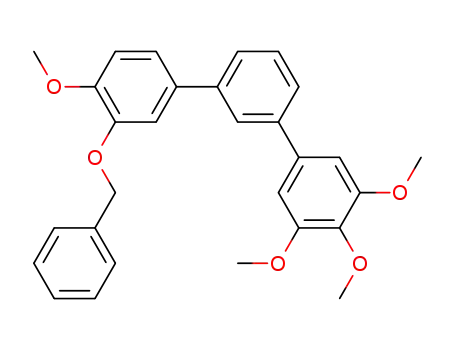 1,1':3',1''-Terphenyl, 3,4,4'',5-tetramethoxy-3''-(phenylmethoxy)-