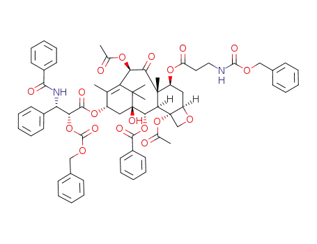 2’-carboxybenzoyl-7-(N-carboxybenzoyl-β-alanyl)paclitaxel