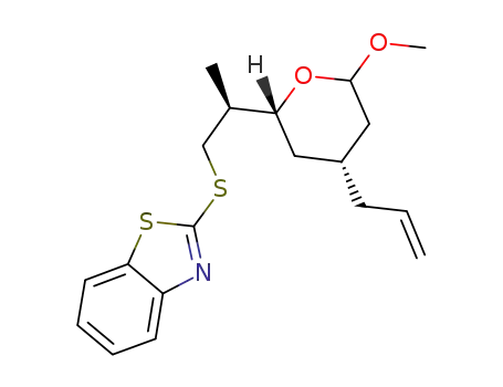 2-[(S)-2-((2R,4R)-4-Allyl-6-methoxy-tetrahydro-pyran-2-yl)-propylsulfanyl]-benzothiazole