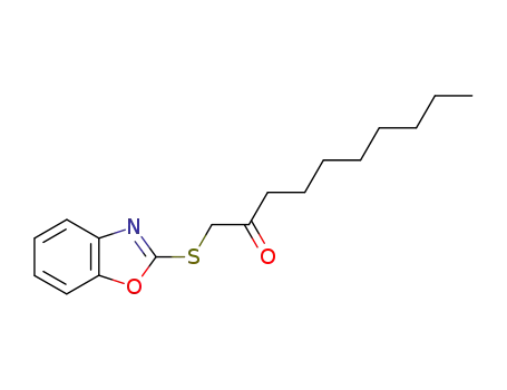 1-(2-benzoxazolylthio)-2-decanone