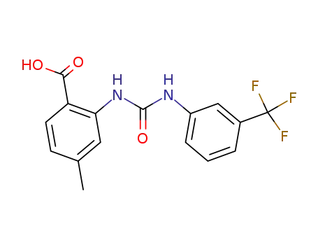4-methyl-2-[3-(3-trifluoromethyl-phenyl)-ureido]-benzoic acid