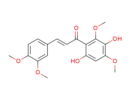 1-(2,5-dihydroxy-4,6-dimethoxyphenyl)-3-(3,4-dimethoxyphenyl)propenone