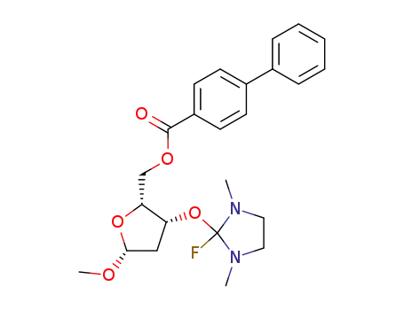 Biphenyl-4-carboxylic acid (2R,3R,5R)-3-(2-fluoro-1,3-dimethyl-imidazolidin-2-yloxy)-5-methoxy-tetrahydro-furan-2-ylmethyl ester
