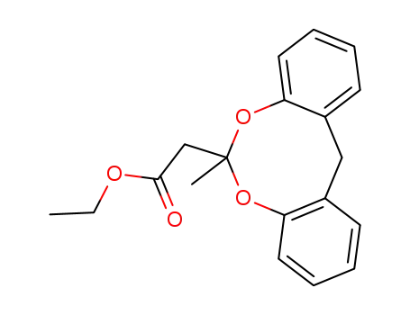 12H-dibenzo(d,g)(1,3)dioxocin-6-methyl-6-acetic acid ethyl ester