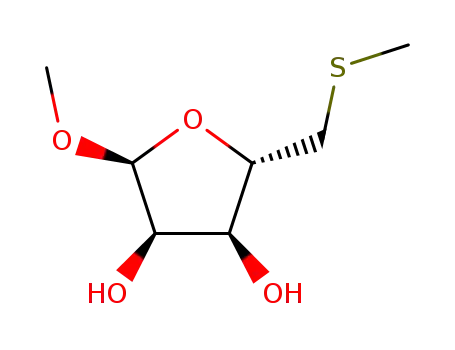 (2S,3R,4S,5S)-2-Methoxy-5-methylsulfanylmethyl-tetrahydro-furan-3,4-diol