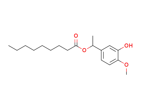 nonanoic acid 1-(3-hydroxy-4-methoxy-phenyl)-ethyl ester