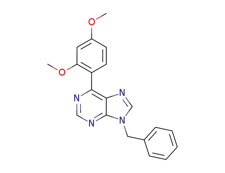 6-(1,3-dimethoxyphen-4-yl)-9-phenylmethyl-9H-purine