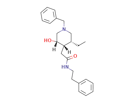 (3'SR,4'RS,5'RS)-2-(1-benzyl-3-ethyl-5-hydroxypiperidin-4-yl)-N-phenethylacetamide