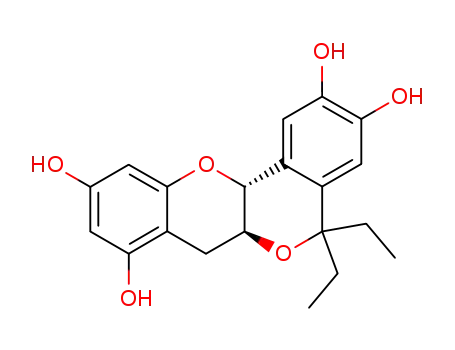 (6aS,12aR)-6a,12a-trans-2,3,8,10-tetrahydroxy-5,5-diethyl-5,6a,7,12a-tetrahydro-[1]benzopyrano[3,2-c][2]benzopyran