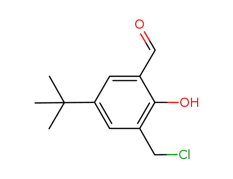 3-(chloromethyl)-5-(tert-butyl)-2-hydroxybenzaldehyde