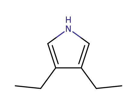 Molecular Structure of 16200-52-5 (3,4-DIETHYLPYRROLE)