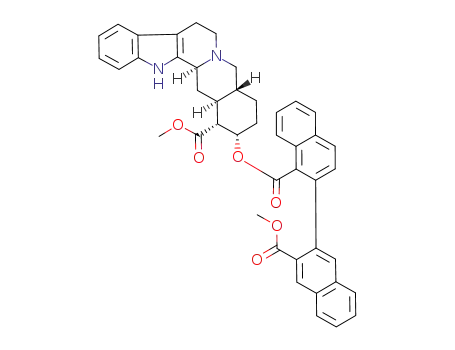 [2,2']binaphthalenyl-1,3'-dicarboxylic acid 1-(1-methoxycarbonyl-1,2,3,4,4a,5,7,8,13,13b,14,14a-dodecahydro-indolo[2',3':3,4]pyrido[1,2-b]isoquinolin-2-yl) ester 3'-methyl ester