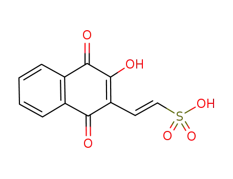 E-3-(2-hydroxy-1,4-dioxo-1,4-dihydronaphthalen-3-yl)vinylsulfonic acid