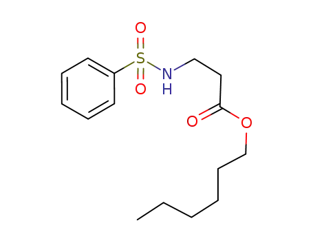 hexyl 3-(phenylsulfonamido)propanoate