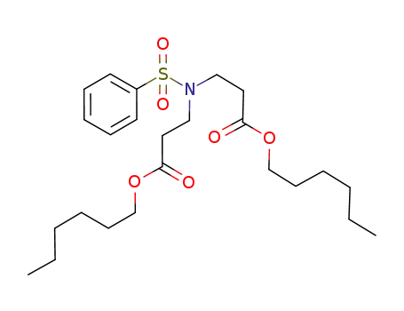 N,N-di((2-carbo-n-hexyloxy)ethyl)benzenesulfonamide