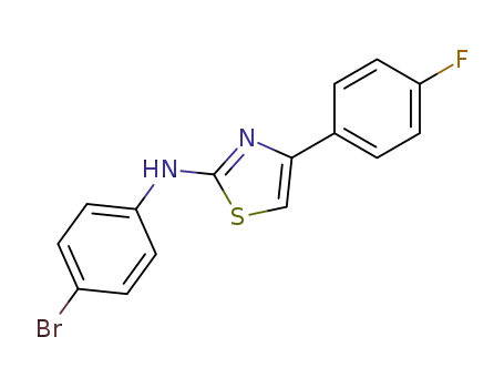 2-(4-bromophenylamino)-4-(4-fluorophenyl)thiazole