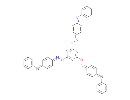 2,4,6-tris(N-phenyl-p-benzoquinonediiminoxy)-1,3,5-trazine