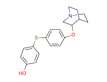 4-{[4-(1-azabicyclo[2.2.2]oct-3-yloxy)phenyl]thio}phenol