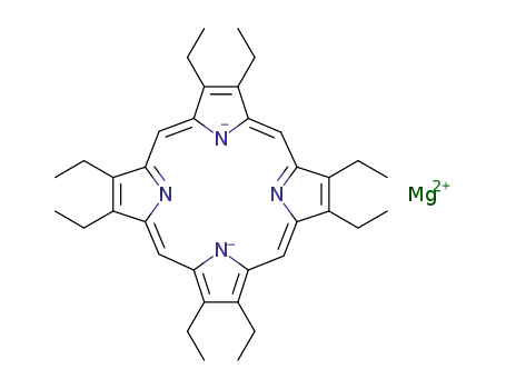 Molecular Structure of 20910-35-4 (2 3 7 8 12 13 17 18-OCTAETHYL-21H 23H-)