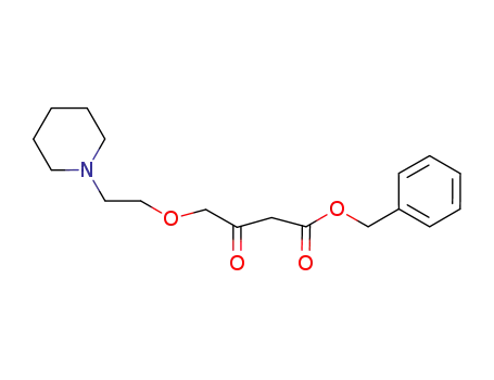 benzyl 3-oxo-4-(2-(piperedine-1-yl)ethoxy)-3-oxobutanoate